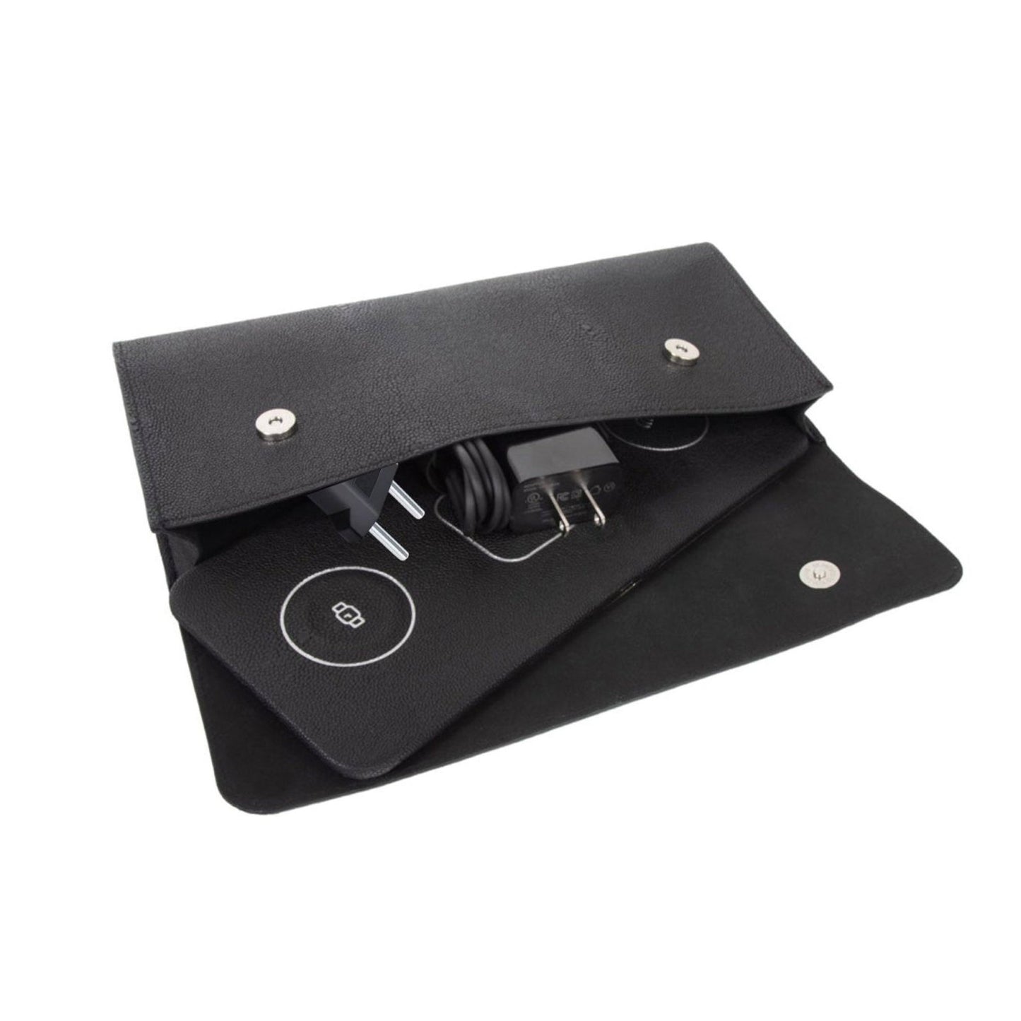 3 in 1 Portable Wireless Fast Charging Pad Black - Home - shop_name