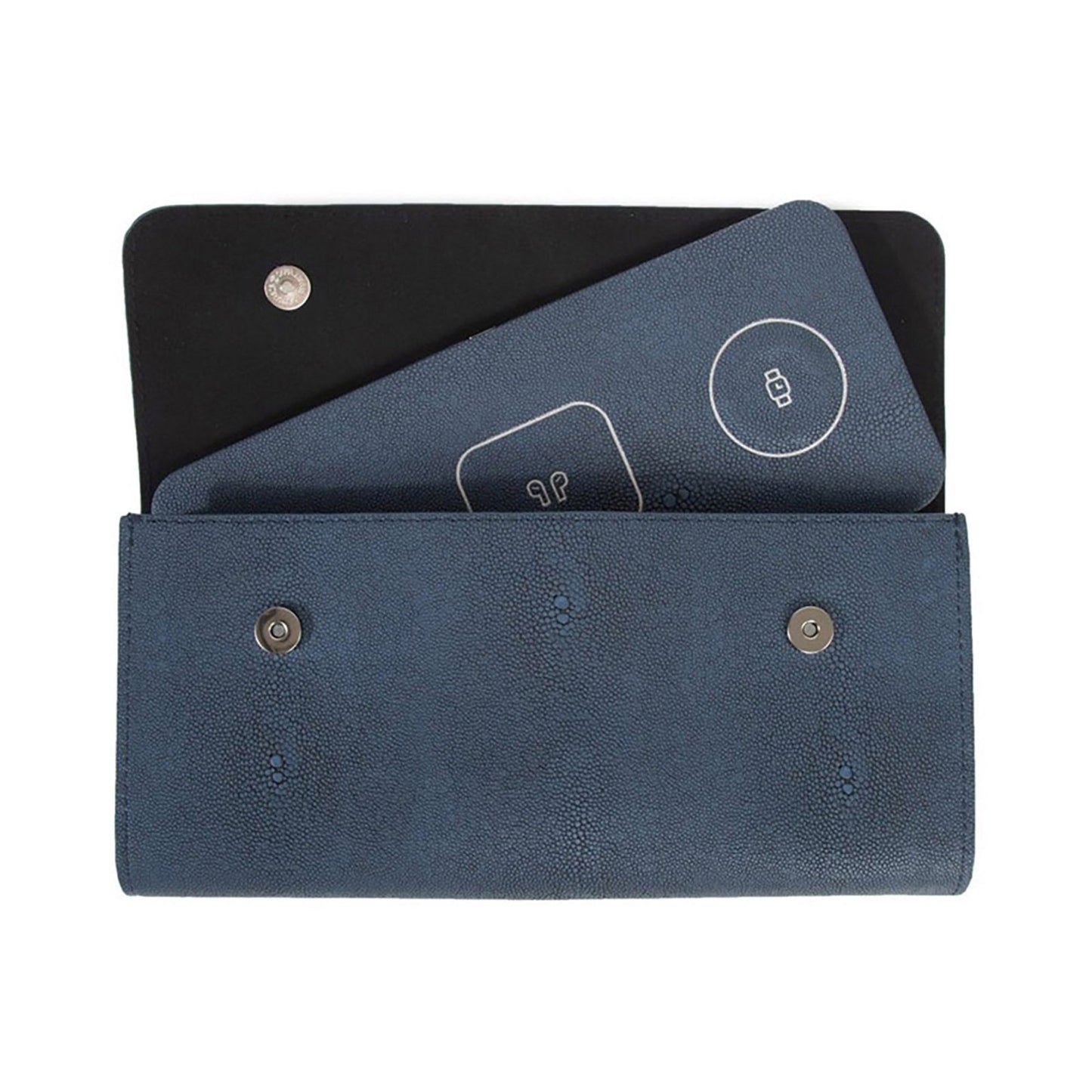 3 in 1 Portable Wireless Fast Charging Pad Blue - Home - shop_name