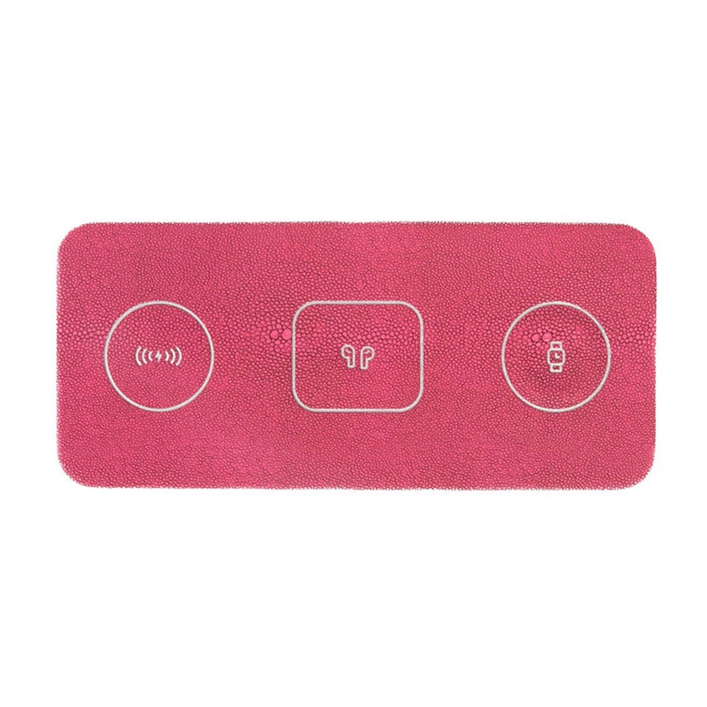 3 in 1 Portable Wireless Fast Charging Pad Red - Home - shop_name