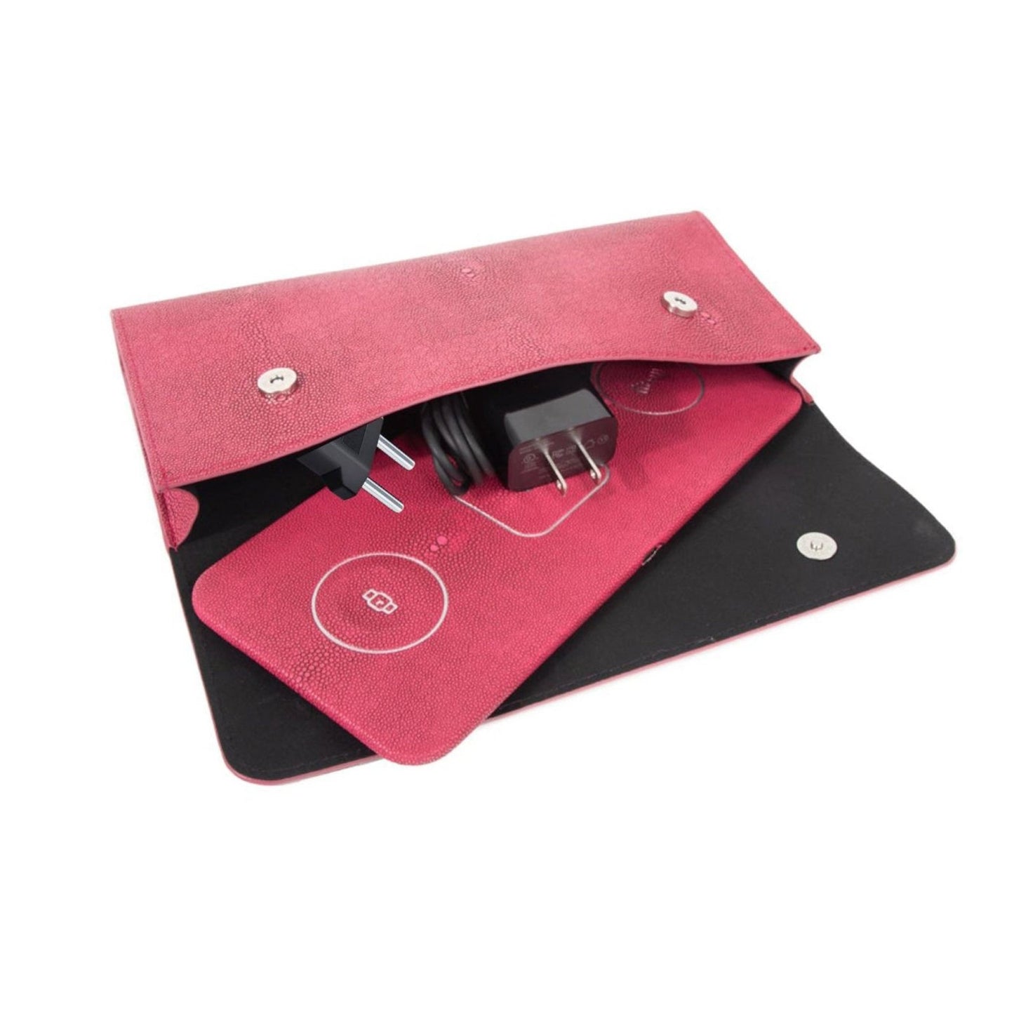 3 in 1 Portable Wireless Fast Charging Pad Red - Home - shop_name