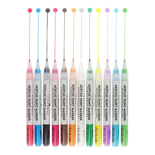 Acrylic Paint Markers (Set of 12) - shop_name
