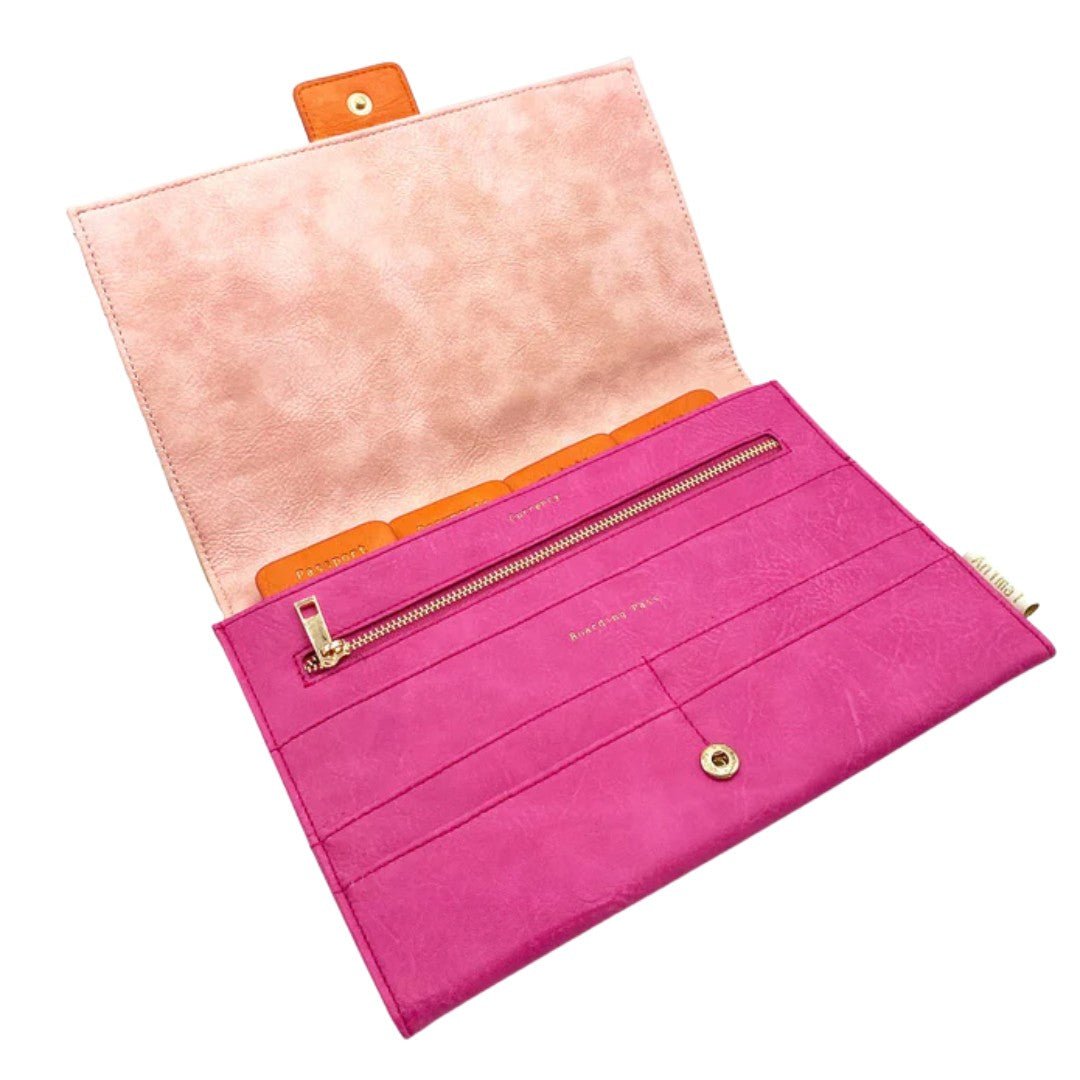 Animal Print Cheetah Travel Wallet - For Her - shop_name