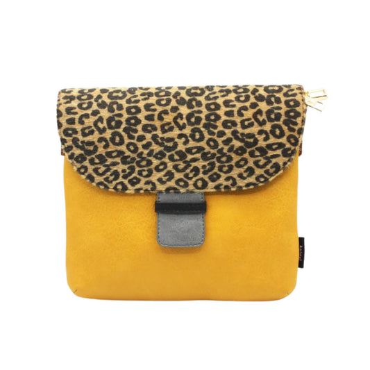 Mini sac à imprimé léopard animalier