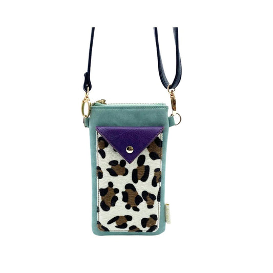 Animal Print Purple Leopard Phone Wallet - For Her - shop_name