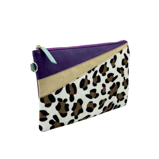 Animal Print Purple Leopard Print Clutch - For Her - shop_name
