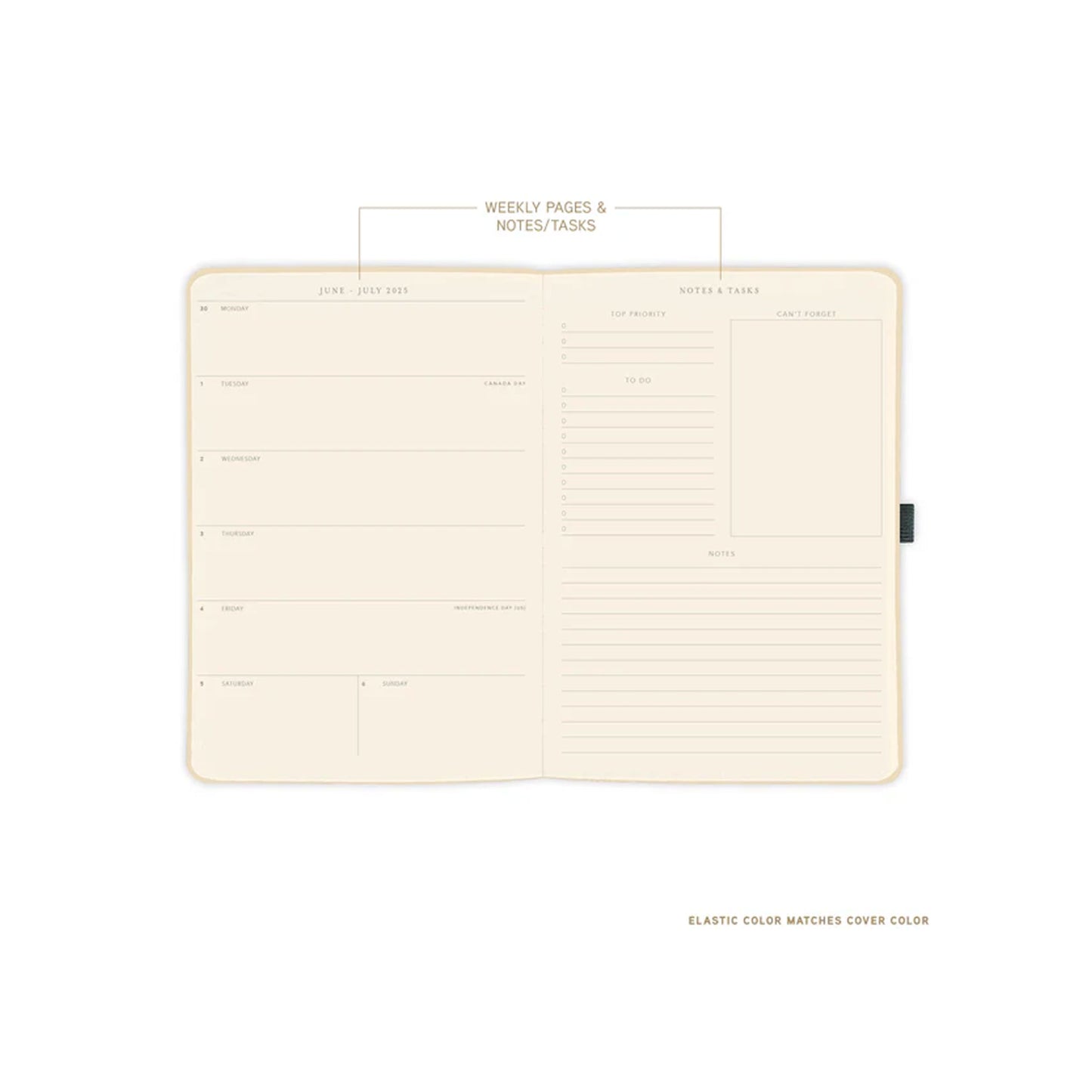 Journal recouvert de tissu avec stylo - Hortensia 6 x 8