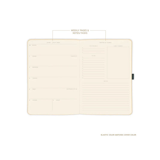 Apollo Collection Gold 8 x 10 18-Month Planner