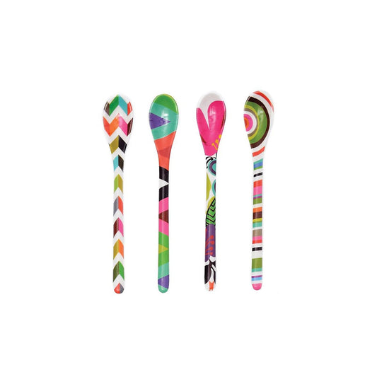 Assorted Dessert Spoon Set Garden Floral - Living - shop_name
