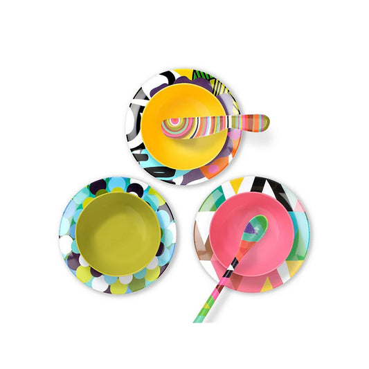 Assortment Appetizer Plate Set - 6 - piece - Living - shop_name