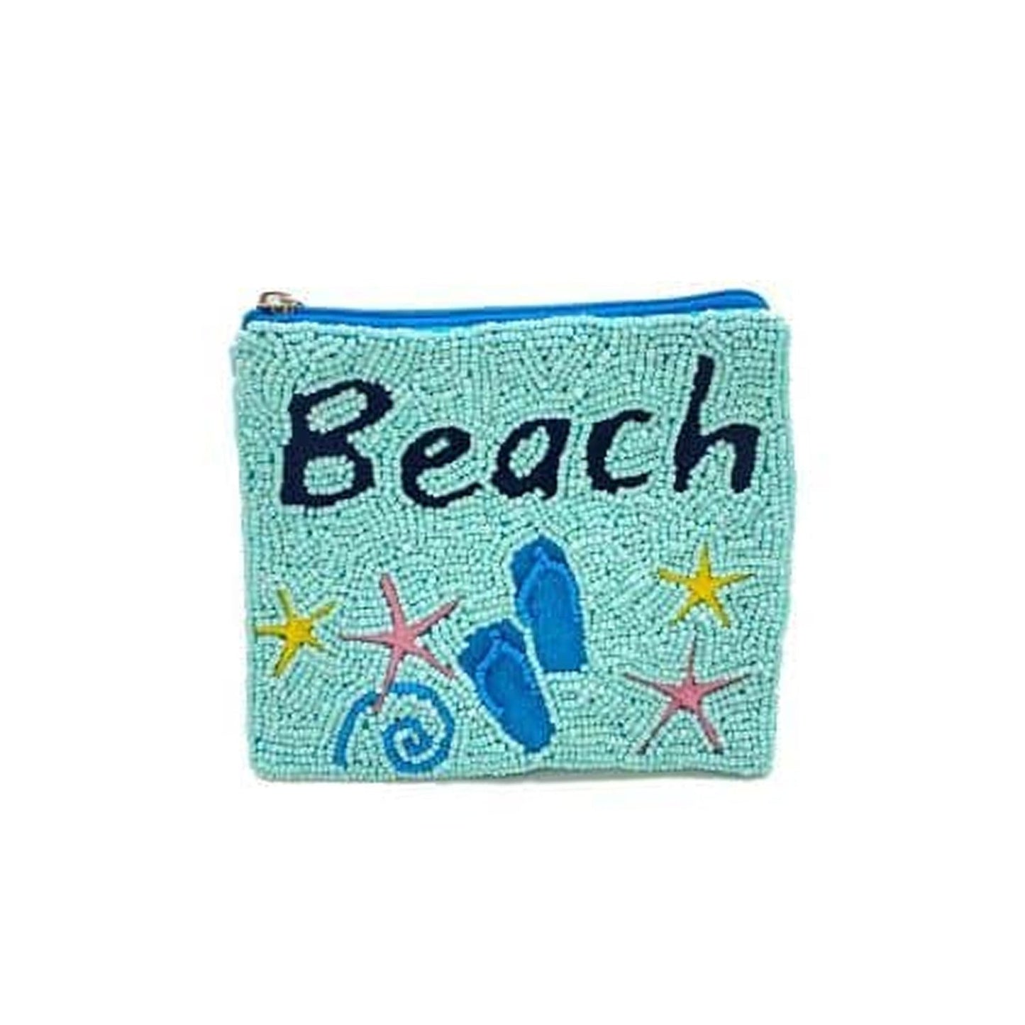 Beach Beaded Coin Pouch - For Her - shop_name