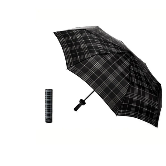 Black Plaid Bottle Umbrella - For Him - shop_name