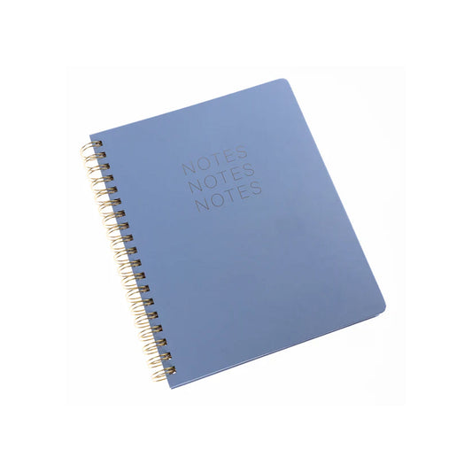 Blue 8x10 Hardbound Spiral Notebook
