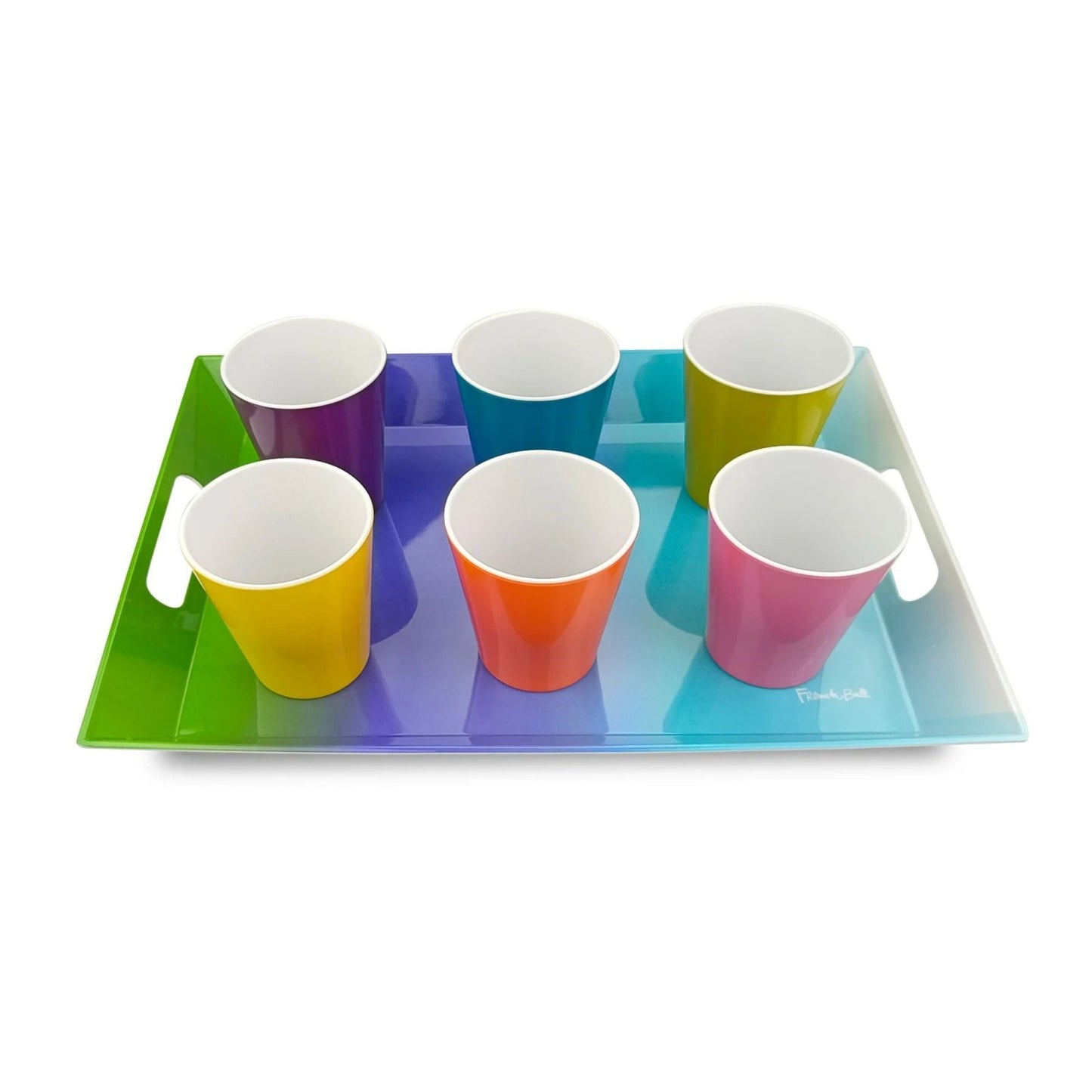 Blue Ombré Serving Tray - Living - shop_name