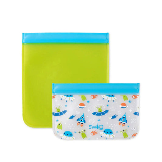 Blue Reusable Baggies 4 - Pack - Kids - shop_name