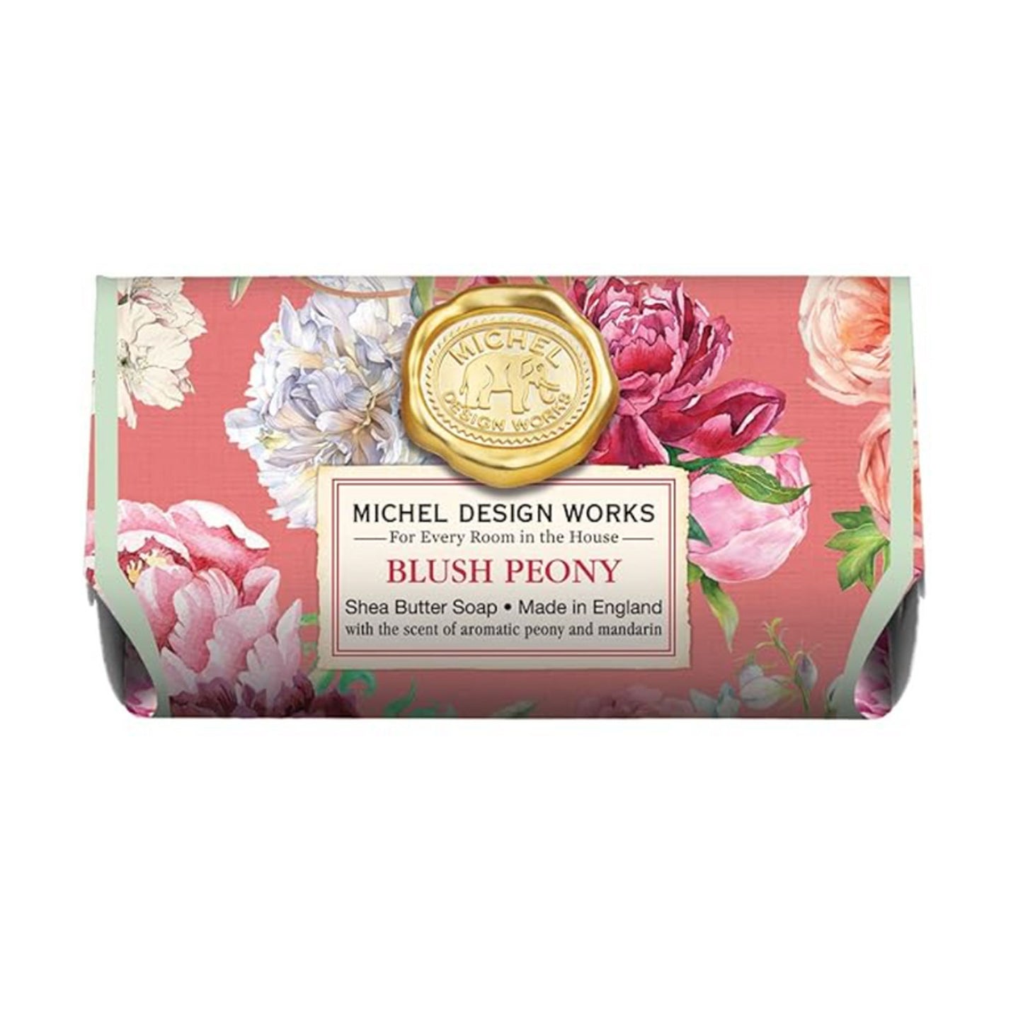 Blush Peony Bar cosmetic pouch for makeup and travel essentials