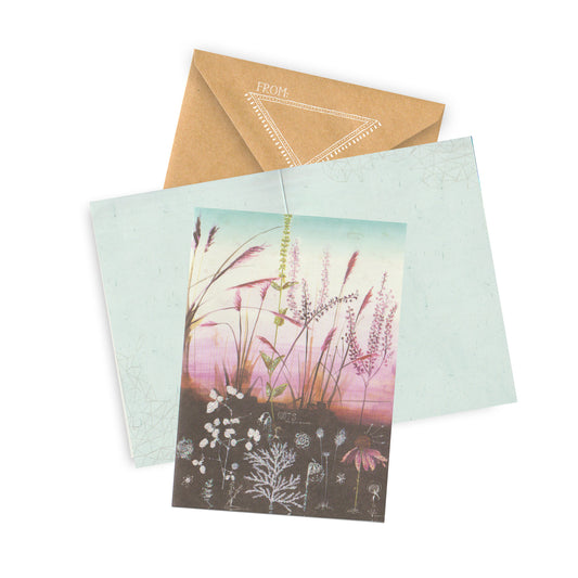 Botanical Study boxed note cards with decorative artwork for thoughtful messages