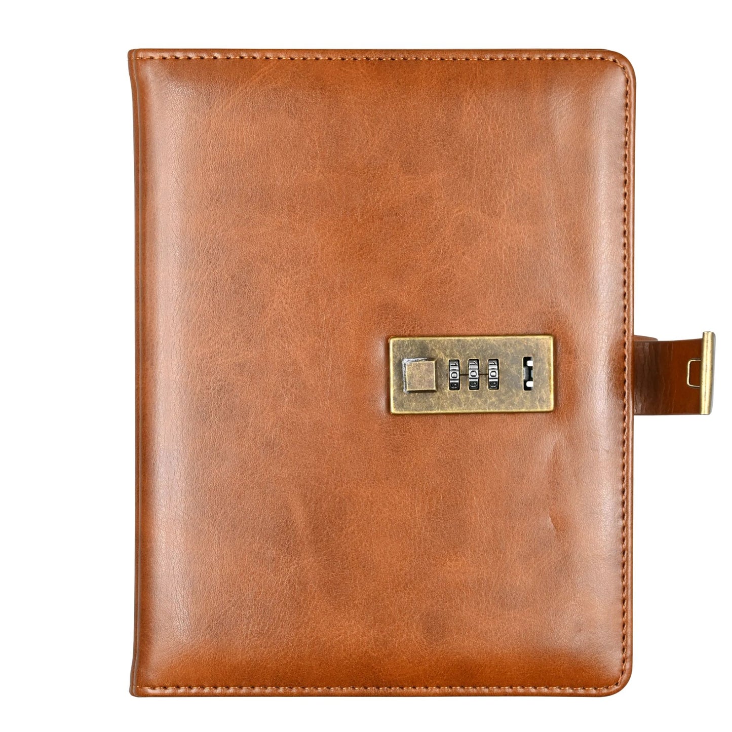 Brown Artisan Locking Journal