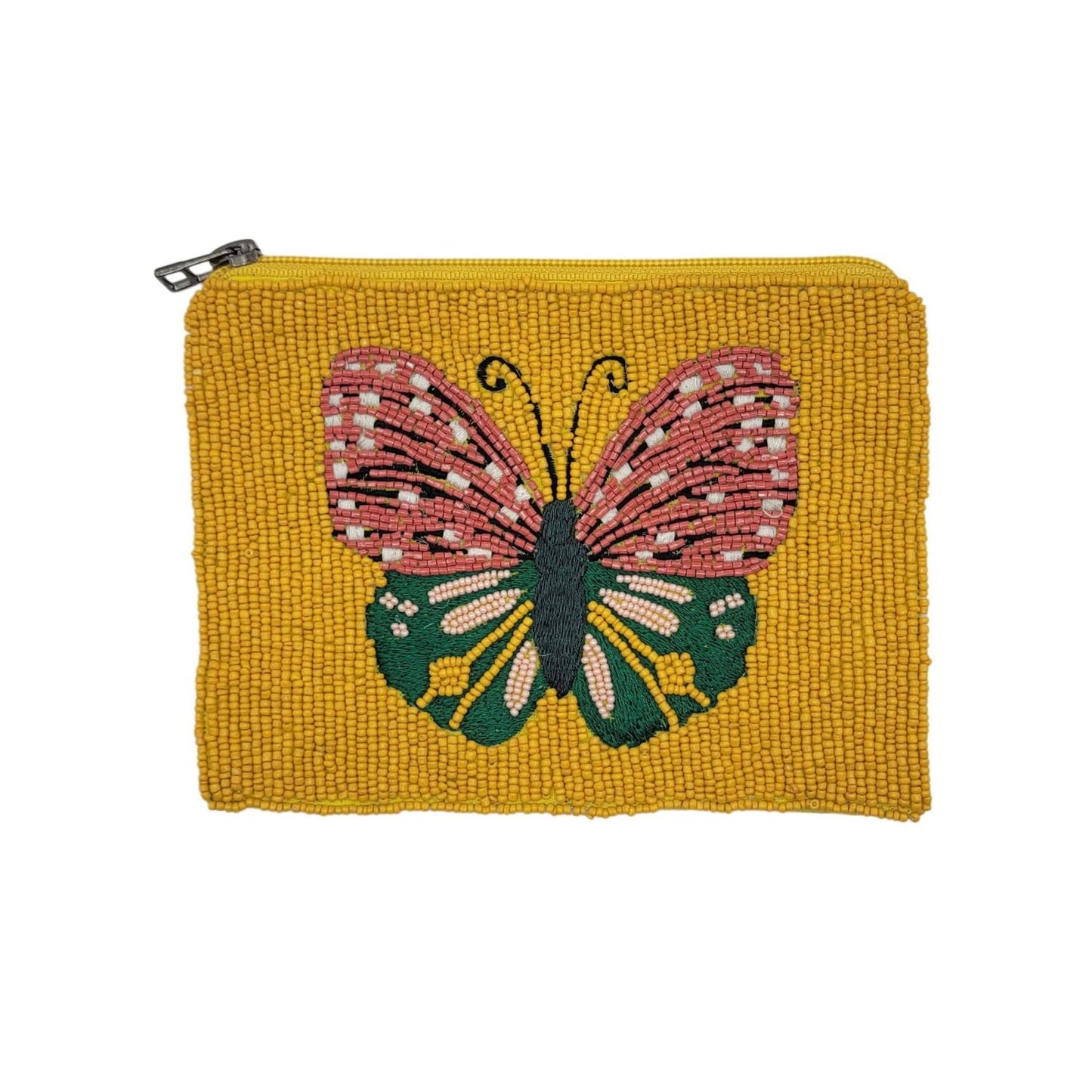 Butterfly Beaded Coin Pouch - For Her - shop_name