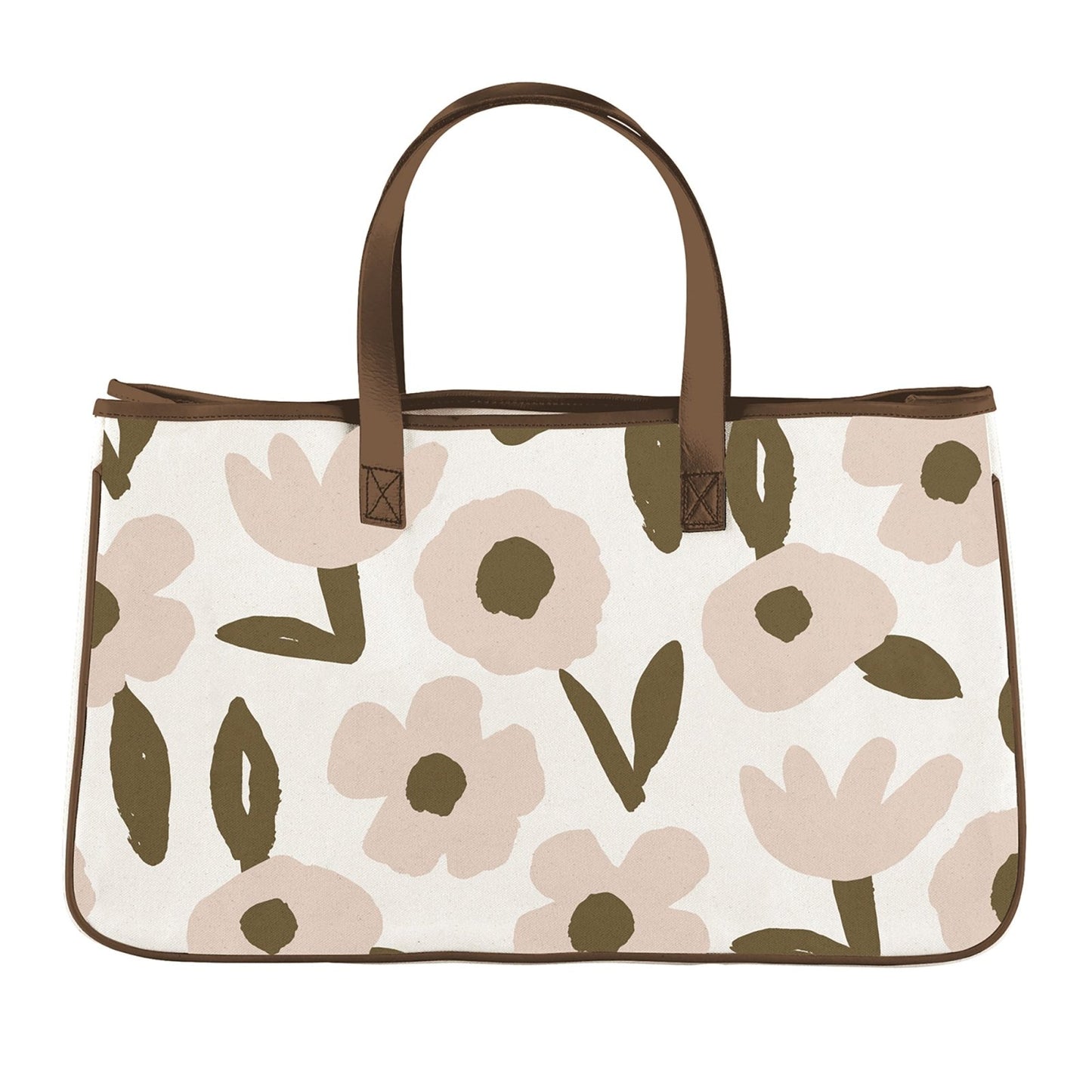 Canvas Tote - Flowers Pink - For Her - shop_name