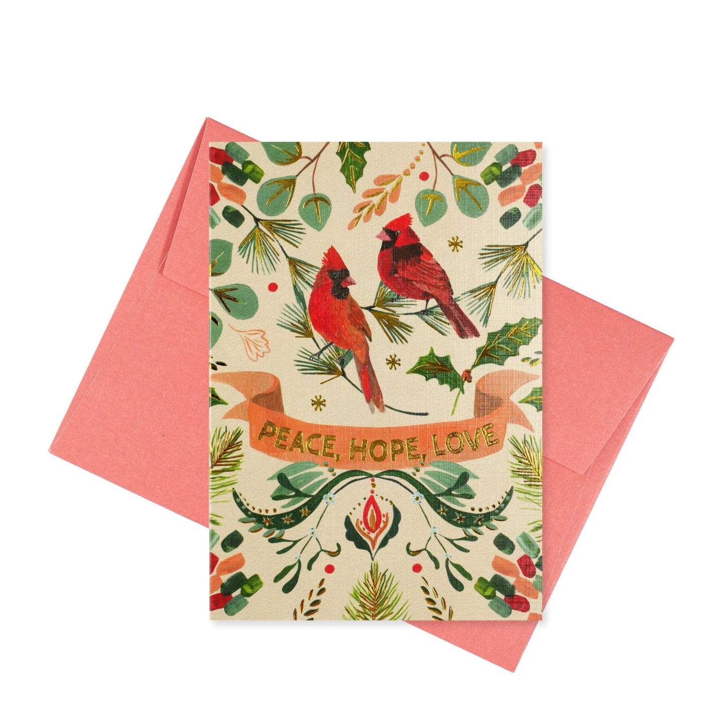 Festive Cardinals Holiday Cards