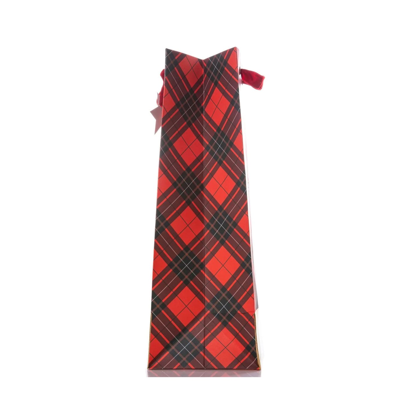 Plaid Wine Gift Bag