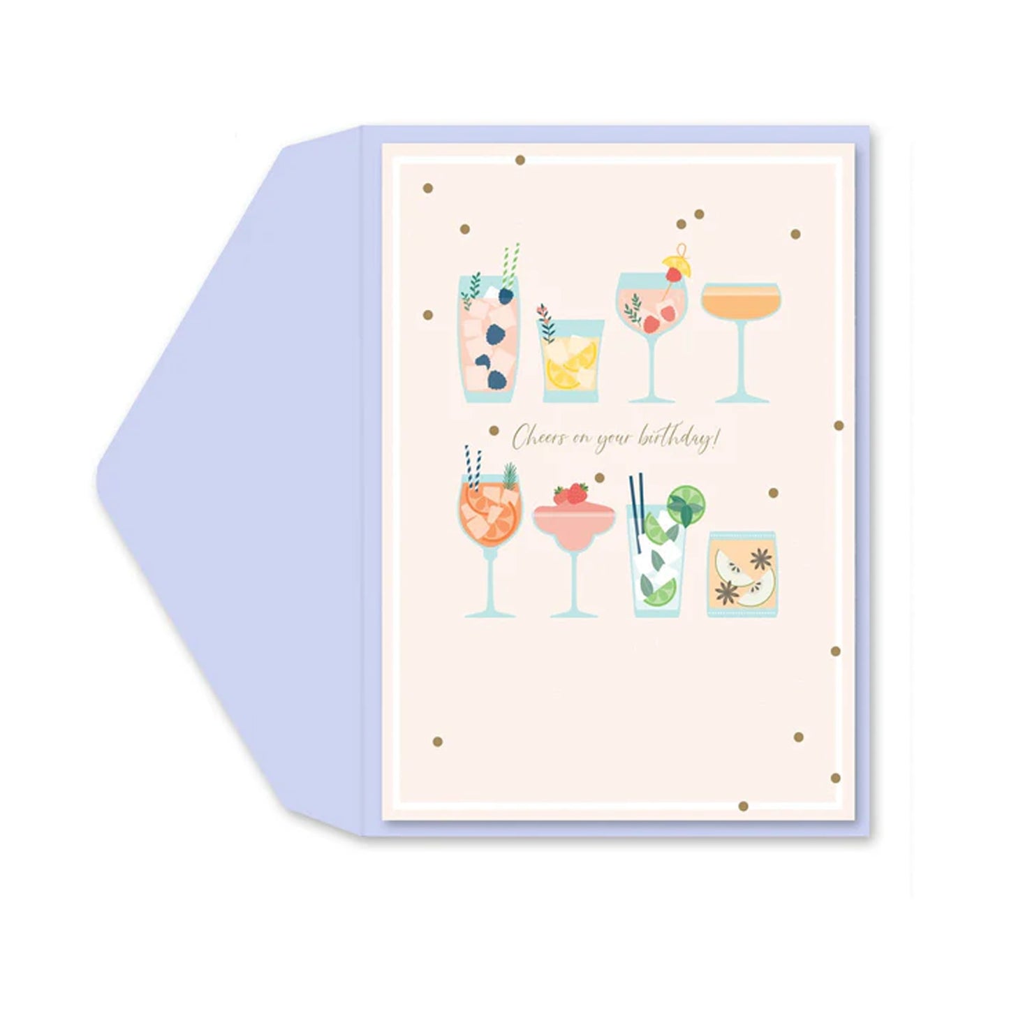 Fruity Cocktails Greeting Card