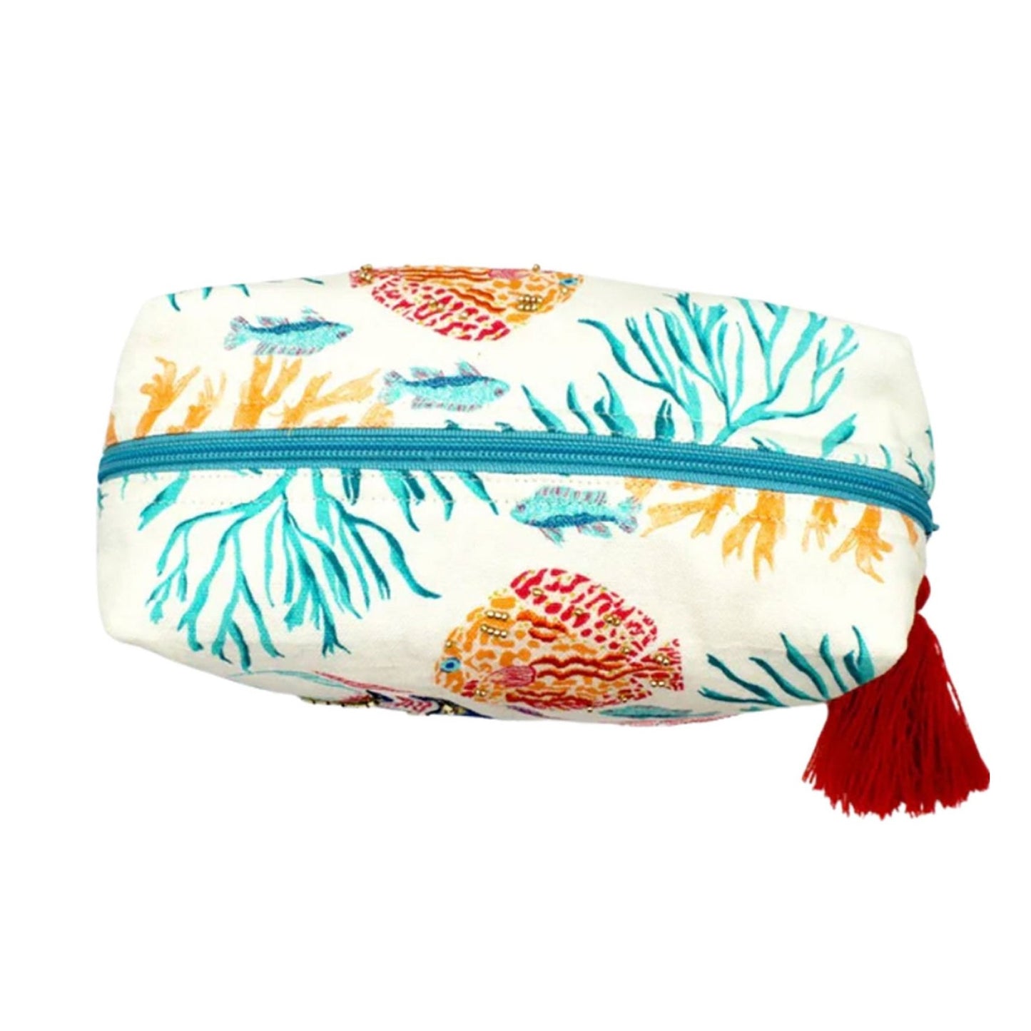 Coral Fish Cosmetic Bag - For Her - shop_name