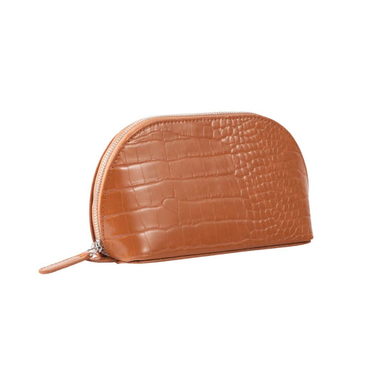Cosmetic case – Cognac Croc - For Him - shop_name