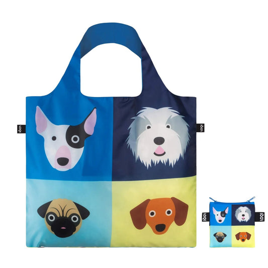 Dogs Recycled Folding Bag - shop_name