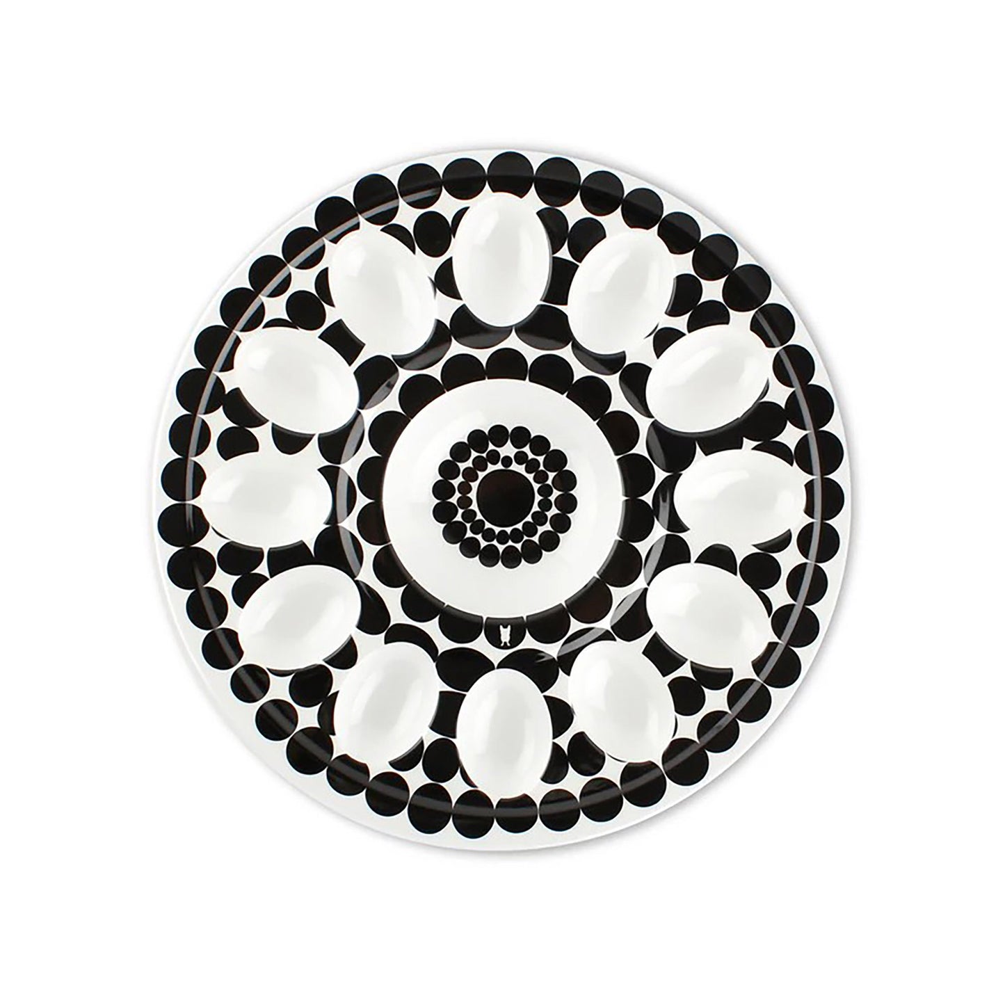 Black & White Egg Platter