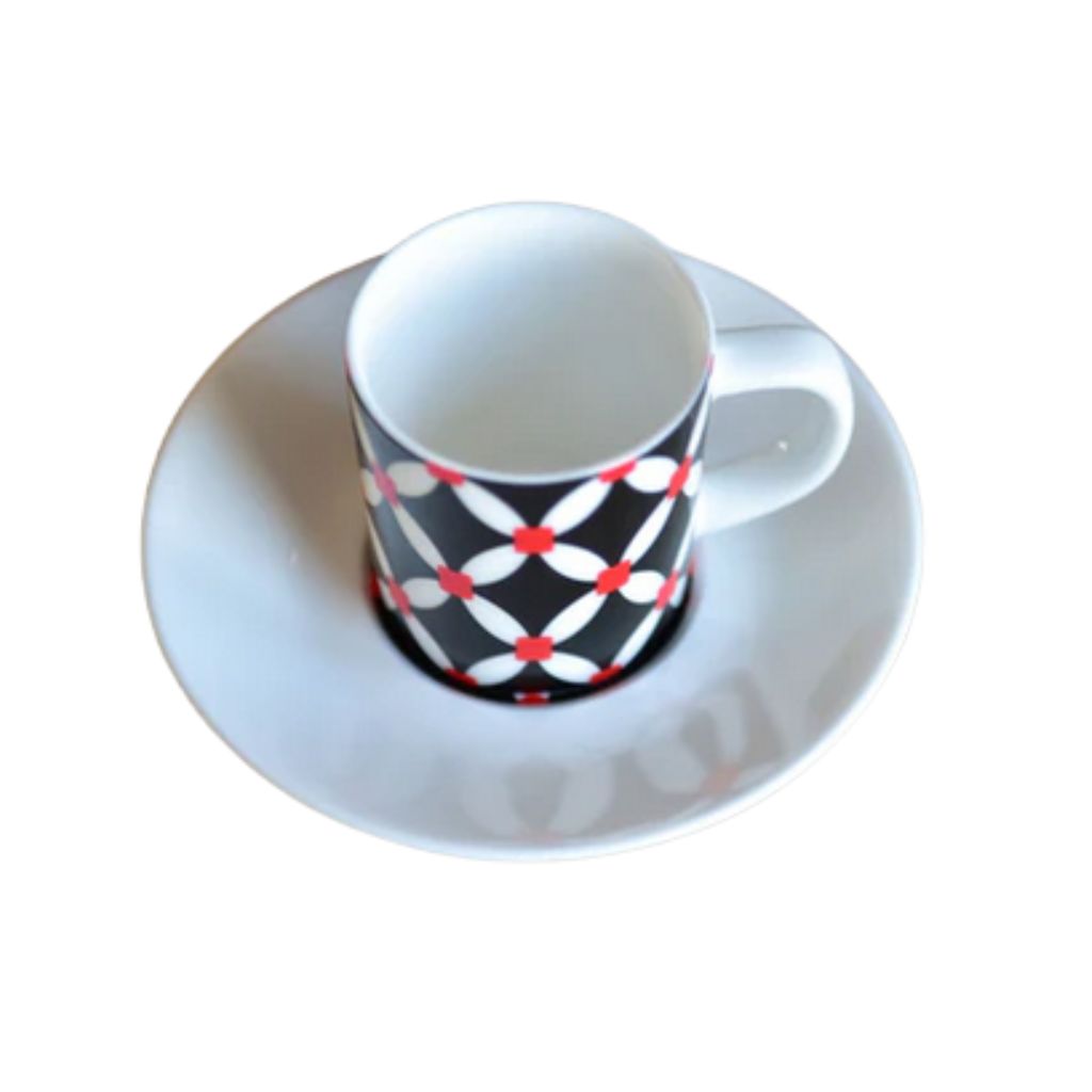Espresso cup + saucer 'Elise'