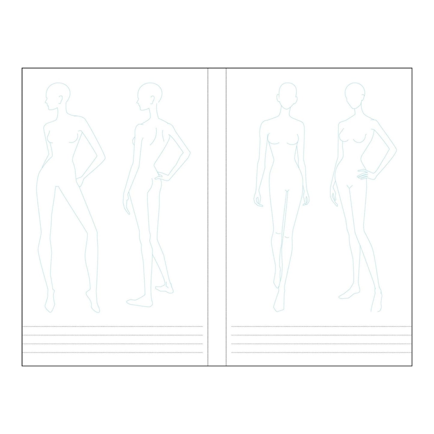 Essentials Fashion Sketchbook: A Designer's Companion - shop_name