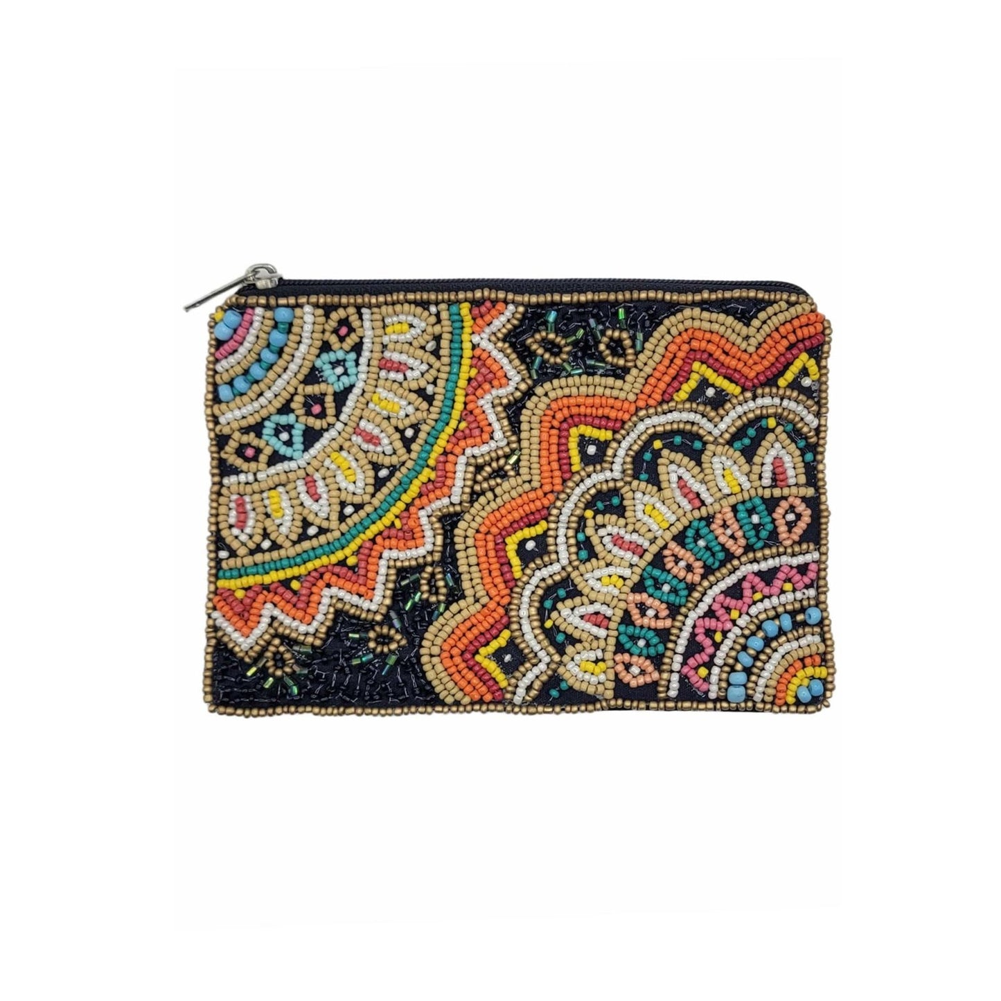 Ethnic Motifs Beaded Coin Pouch - For Her - shop_name