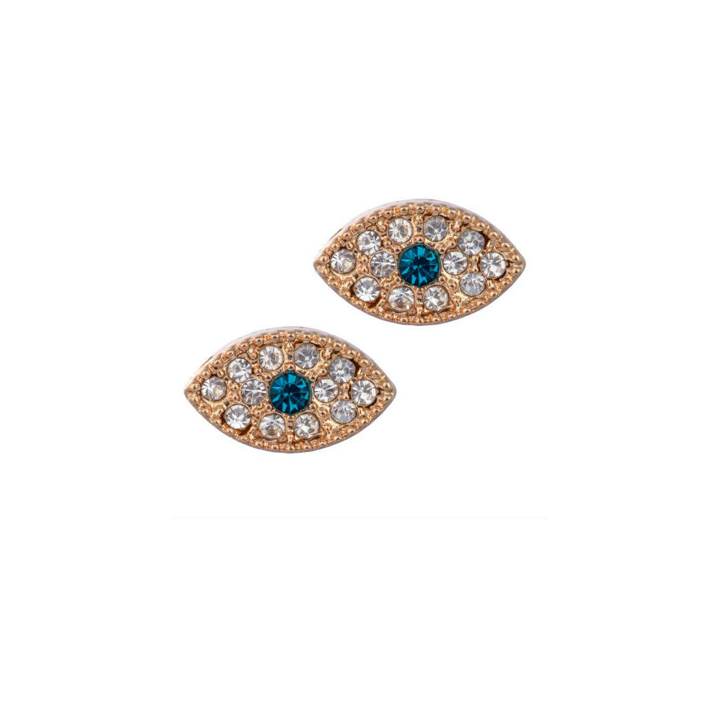 Tiny Evil Eye Stud Earrings