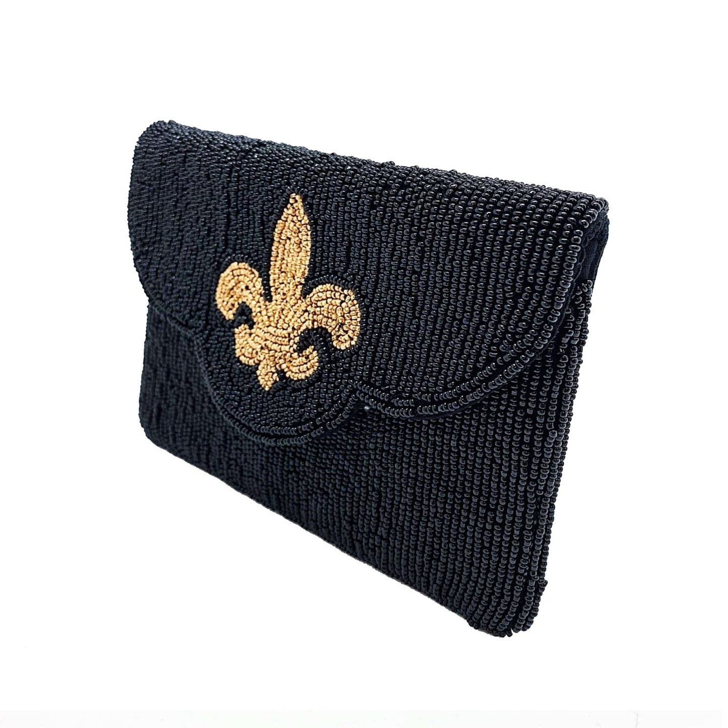 Fleur de Lis Beaded Mini Clutch - For Her - shop_name