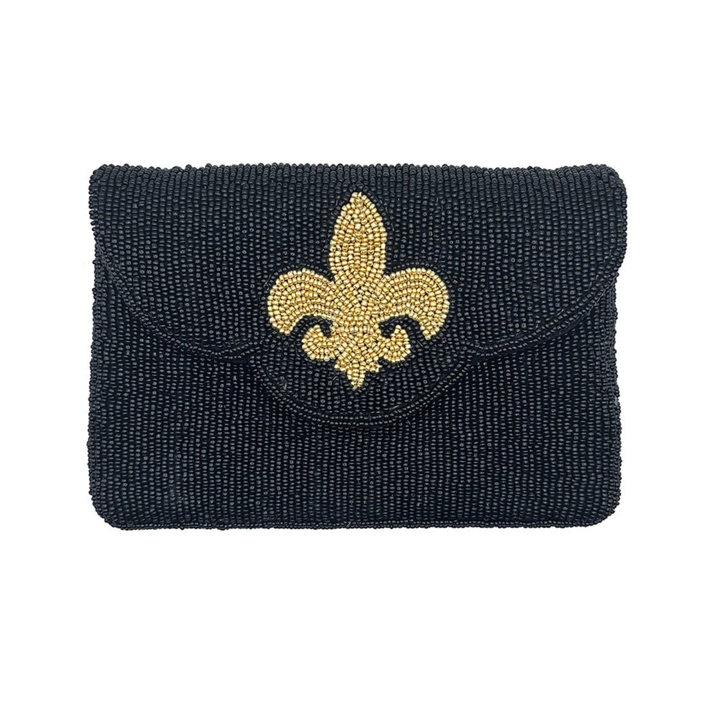 Fleur de Lis Beaded Mini Clutch - For Her - shop_name