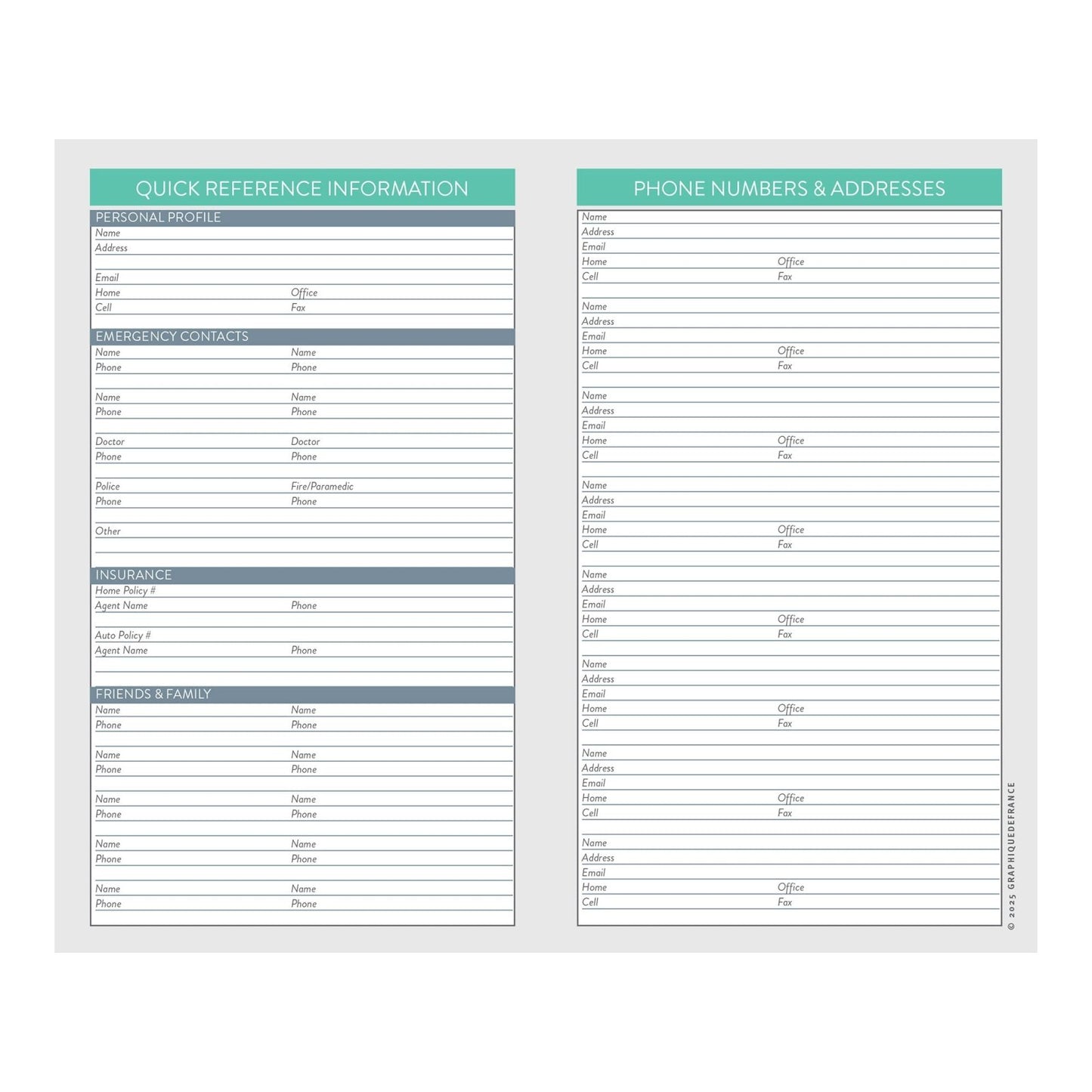 Florentine 2 - Year Pocket Planner - Papergoods - shop_name