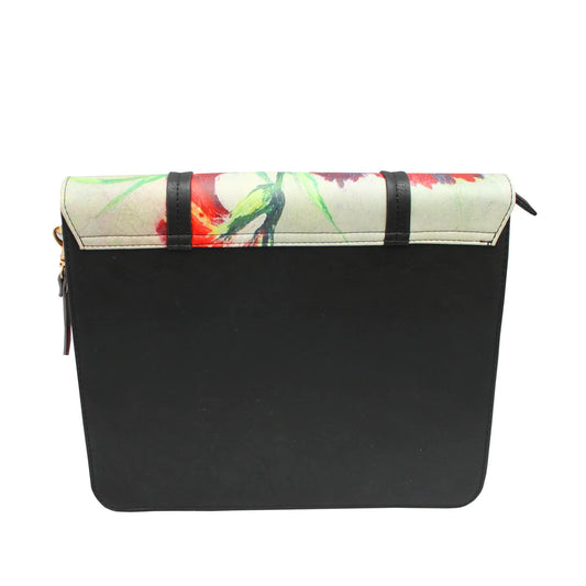 Framed Satchel Messenger Bag