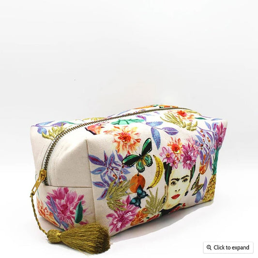 Frida Kahlo Cosmetic Bag - For Her - shop_name