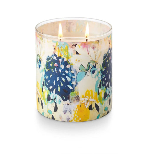 Gardenia Artist Glass Candle - Candle - shop_name