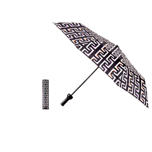 Geometric Black Bottle Umbrella - For Her - shop_name