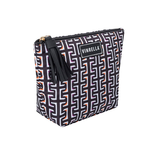 Geometric Black & White Cosmetic Bag - For Her - shop_name