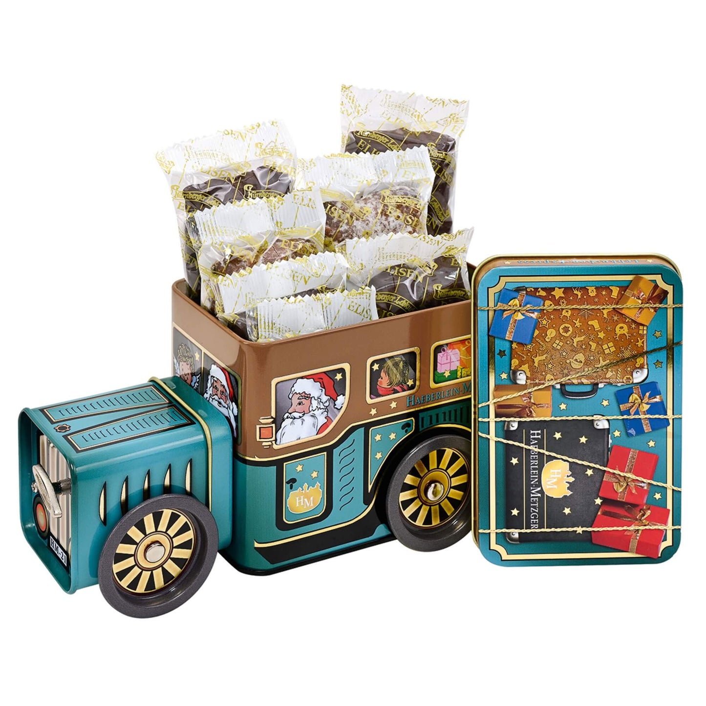 Express Train Musical Tin with Elisen Lebkuchen