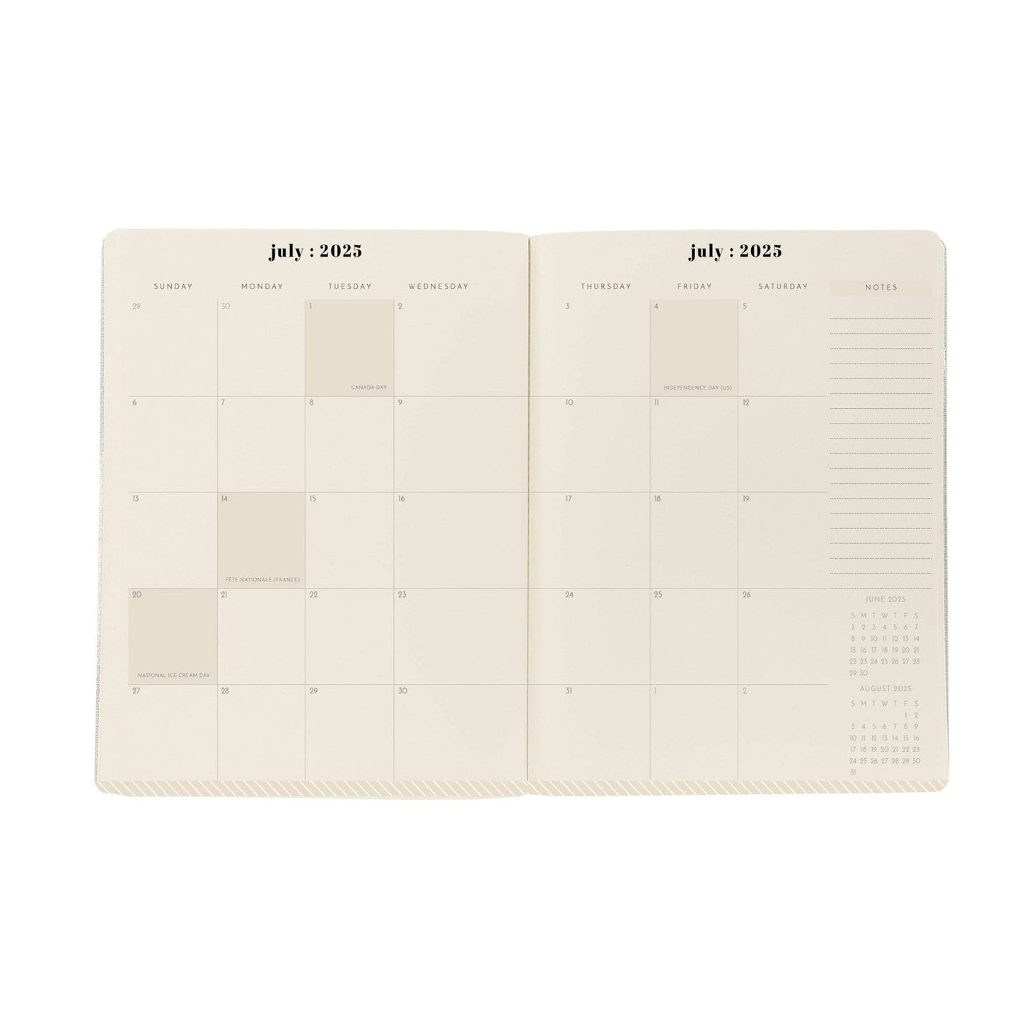 Gingham Plaid 8 x 10 18 - Month Monthly Planner - Papergoods - shop_name