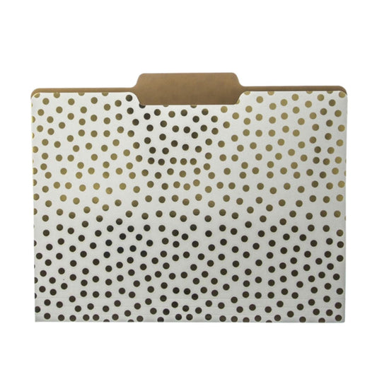 Gold Dots File Folder Set - Papergoods - shop_name