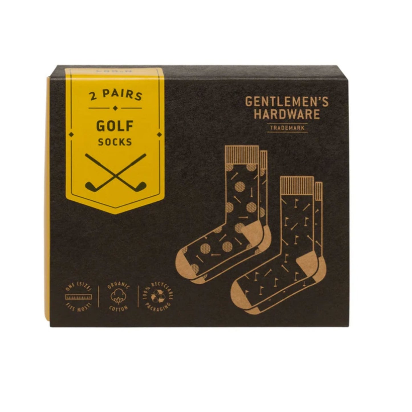 Golf Crew Socks, 2 pairs - For Him - shop_name