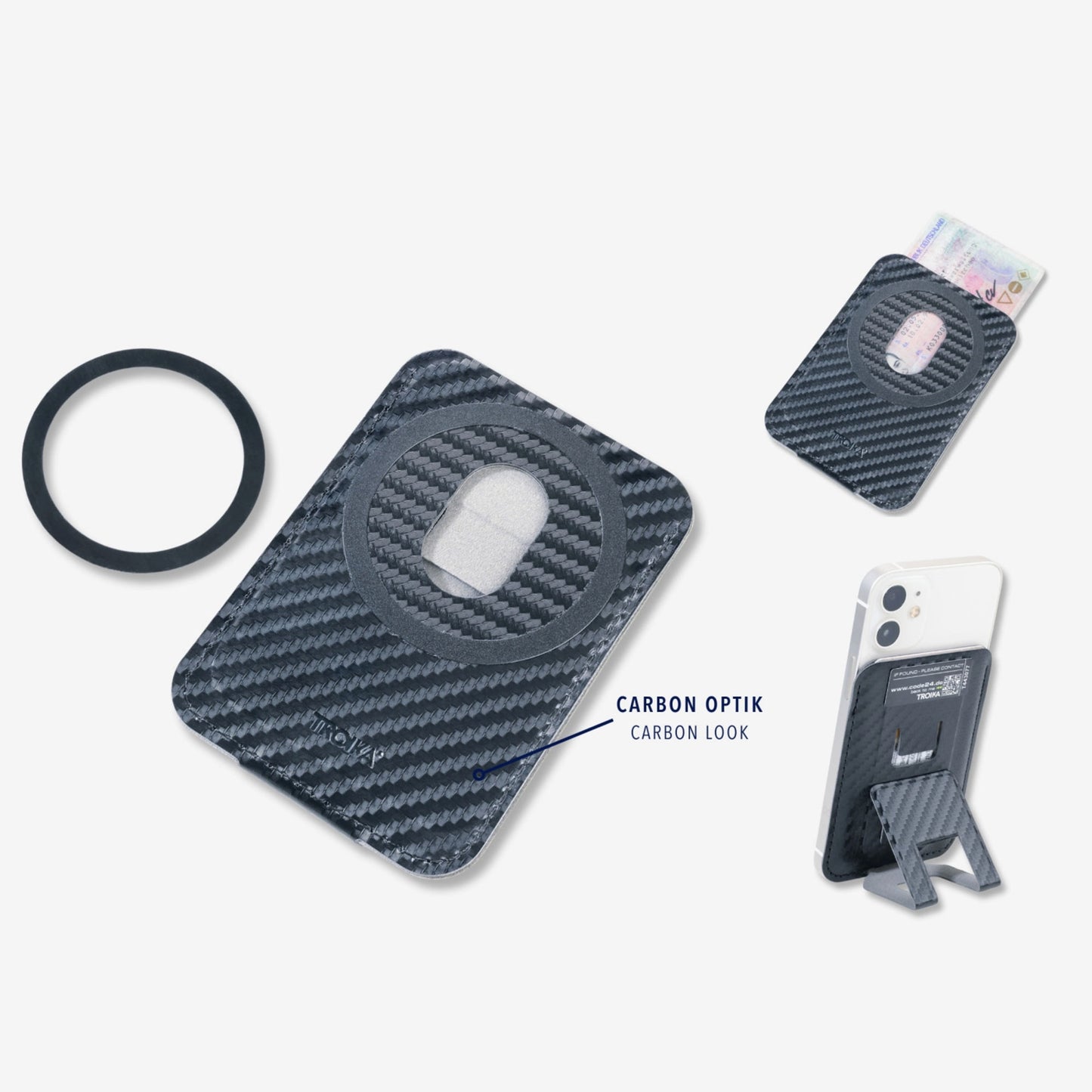 Card case "HILDECARD" Carbon Code24