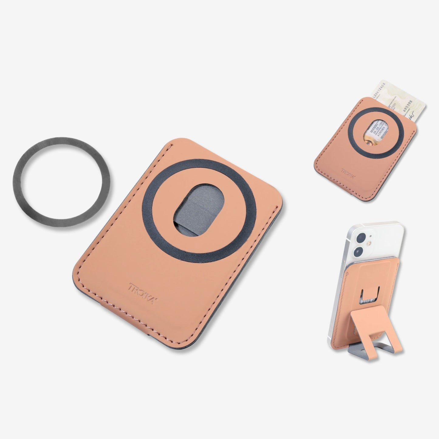 HILDECARD Mocha wallet with card slots for everyday essentials