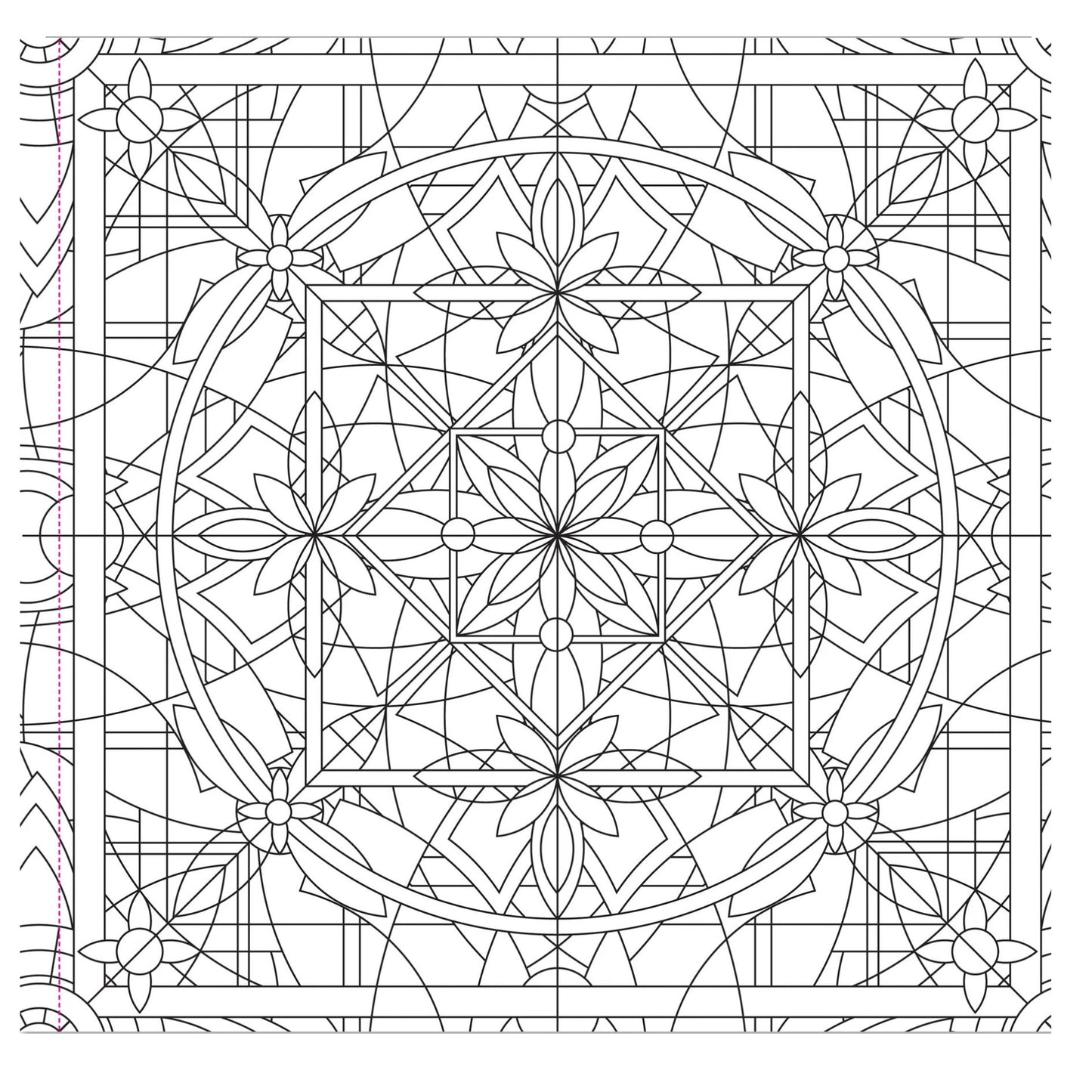 Kaleidoscope Artist's Coloring Book
