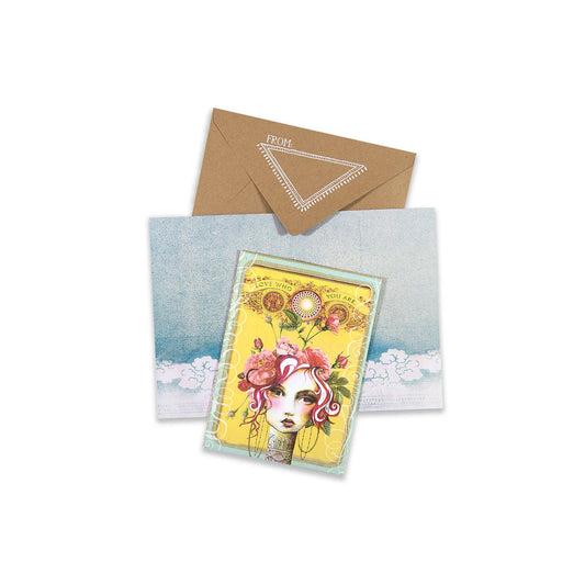 Love Who You Are boxed note cards with decorative artwork for thoughtful messages